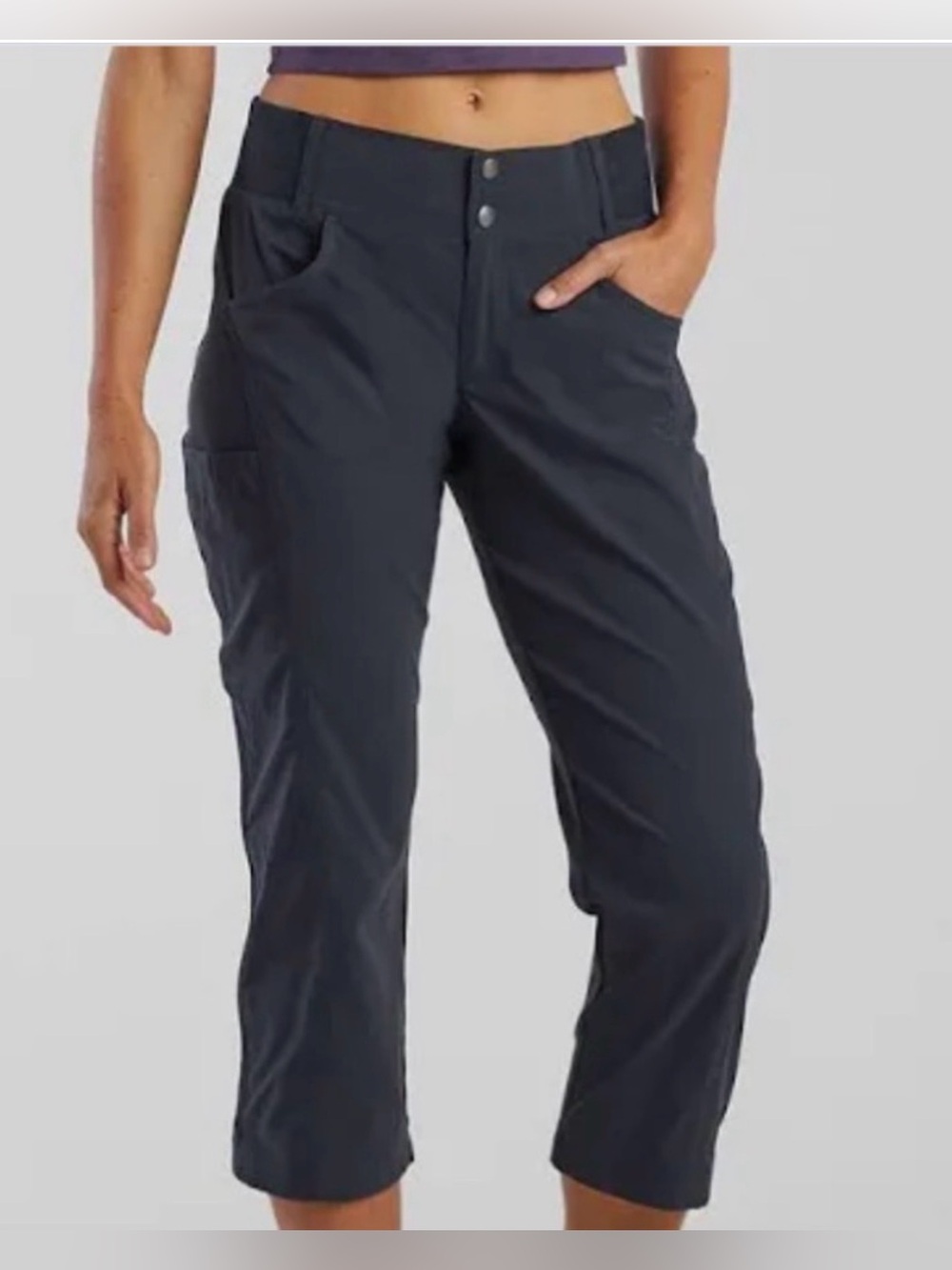 Title Nine Clamber Capri in Grey